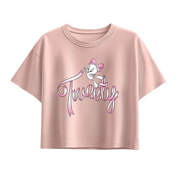 

Футболка с принтом Looney Tunes Tweety для девочек 7-16 лет Licensed Character, Light Pink