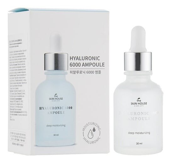 

Ампула для лица с гиалуронатом натрия 30 30мл The Skin House Hyaluronic 6000 Ampoule