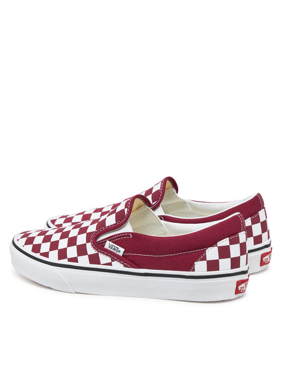 Тканевые кроссовки Classic Slip-On VN000D5PZCF1 Vans, красный — фото 3