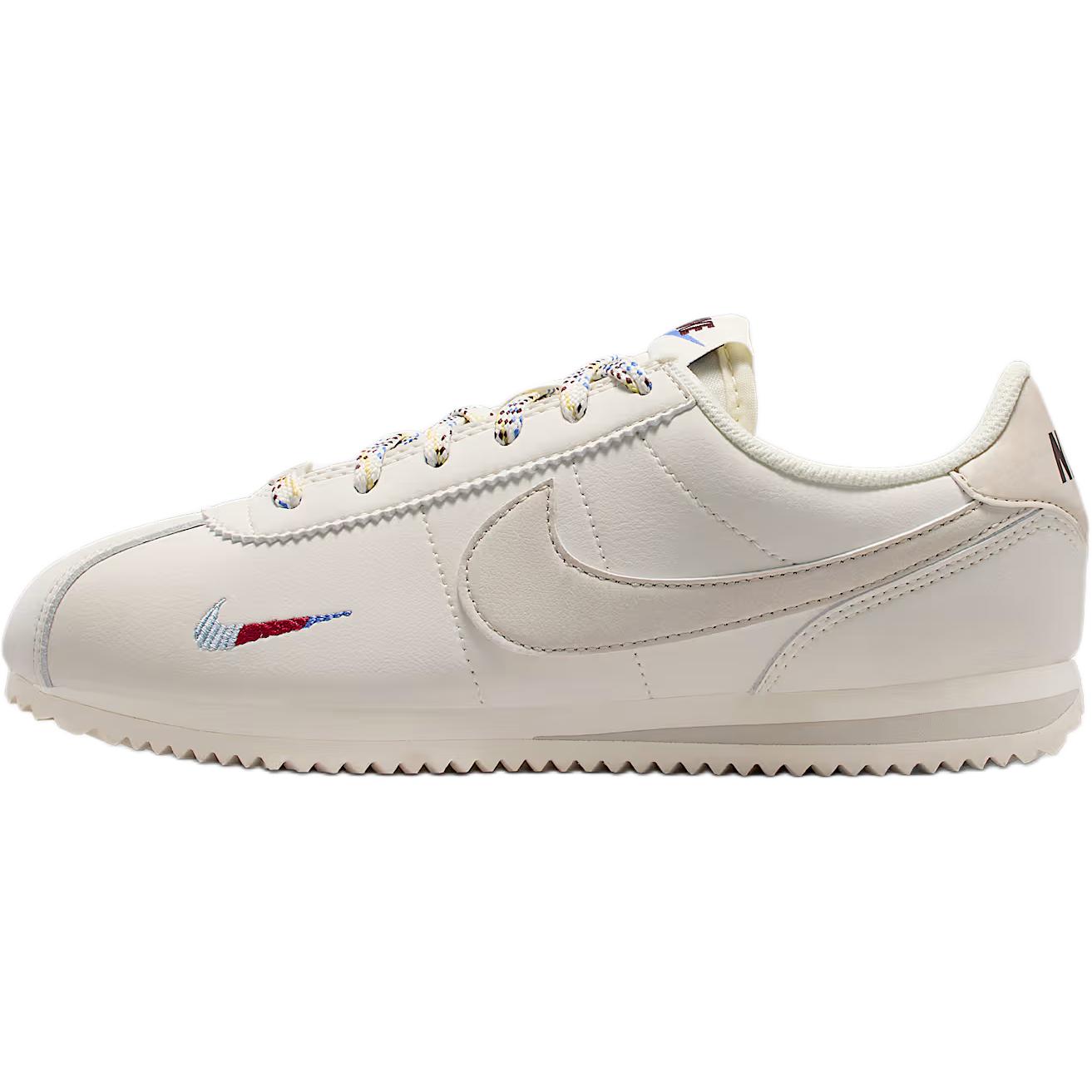 

Детские кроссовки Cortez с низким верхом, устойчивые к истиранию, для подростков Nike, бежевый