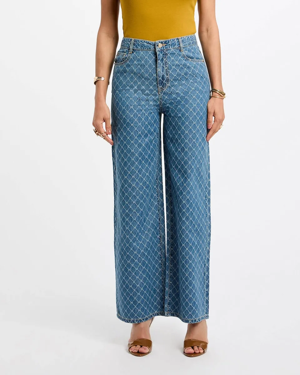 

Женские джинсы свободного кроя Morgan, синий