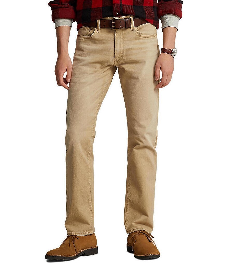 

Свободные прямые джинсы Polo Ralph Lauren Hampton, бежевый