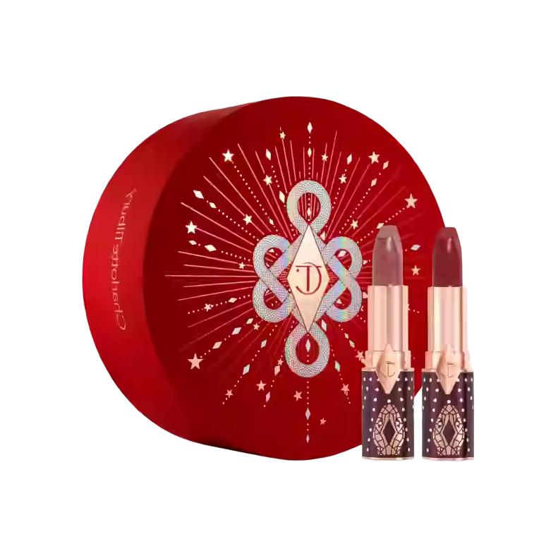 

CT Year Of The Snake Limited Edition Modern Mist натуральные помады Soft Matte легко растушевываются, стойкие 3,5г+3,5г Charlotte Tilbury