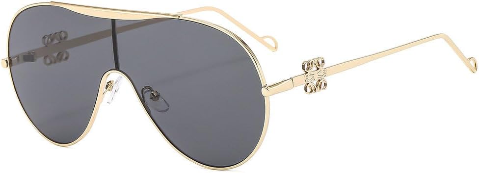 

Модные солнцезащитные очки для женщин и мужчин, унисекс, в стиле ретро и классическом стиле, с защитой от УФ-излучения UV400 и градиентным зеркальным покрытием WNCKSQ, 1