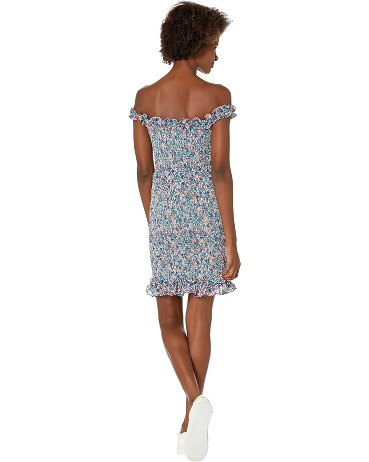 

Платье Sage Off Shoulder Smocked Dress, цвет Abstract Floral