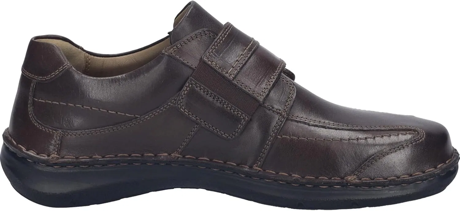 Мужские кроссовки Josef Seibel New Anvers 02 на липучках, ширина K (очень широкая), сменная стелька, Tobacco — фото 4