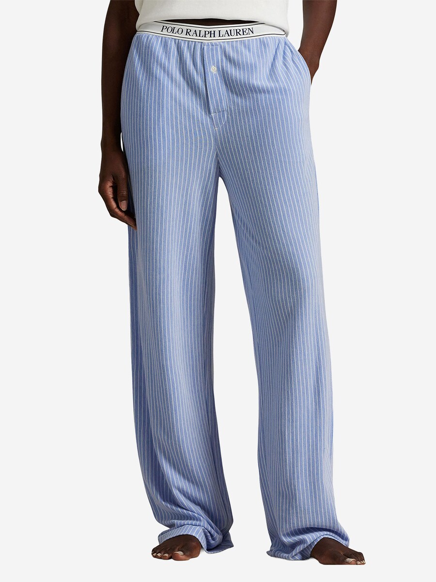 Пижамные штаны Polo Ralph Lauren  Knit Oxford, светло-голубой — фото 3