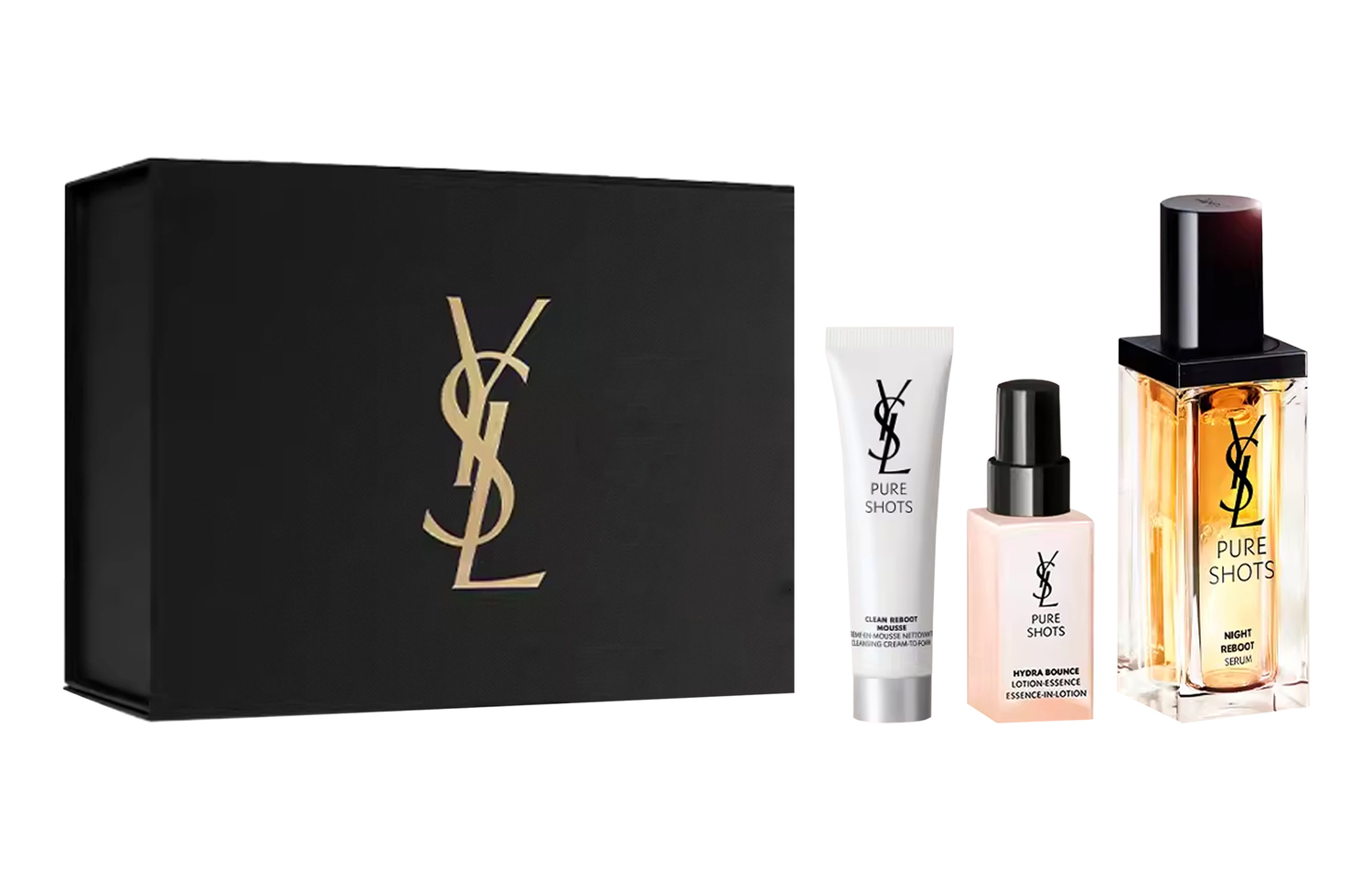 Набор Night Queen All-Star Skincare Sets восстанавливающий отшелушивающий второе поколение 30мл+30мл+30мл SAINT LAURENT — фото 2