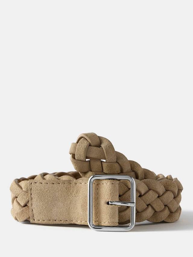 

Плетёный ремень из замши Mint Velvet, Natural