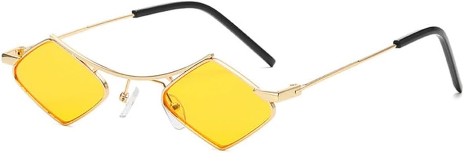 

Винтажные солнцезащитные очки неправильной формы маленького размера для женщин, модные солнцезащитные очки с металлической оправой многоугольной формы для мужчин MTZJH, 3