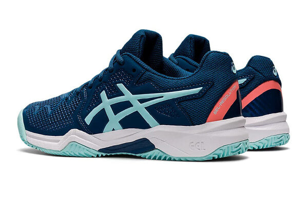 Кроссовки gel resolution 8 'light indigo clear blue' Asics, синий — фото 4