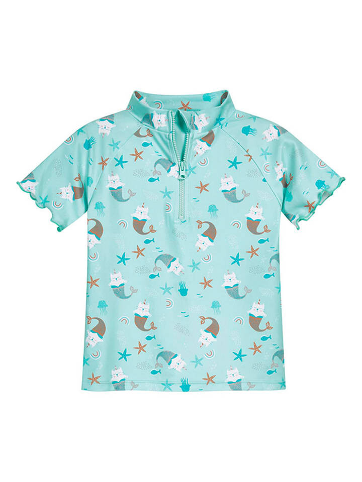 Купальник Playshoes 2tlg Badeoutfit Einhornmeerkatze, бирюзовый — фото 2