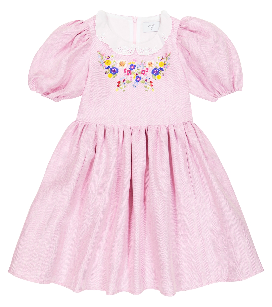 

Вышитое льняное платье Paade Mode, Forgetmenot Pink