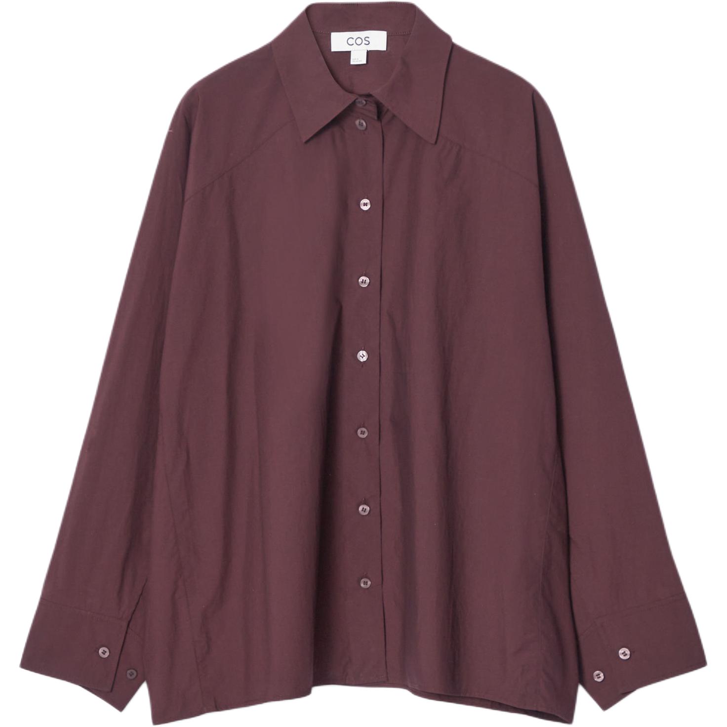 

Женская бургундская рубашка COS, Burgundy