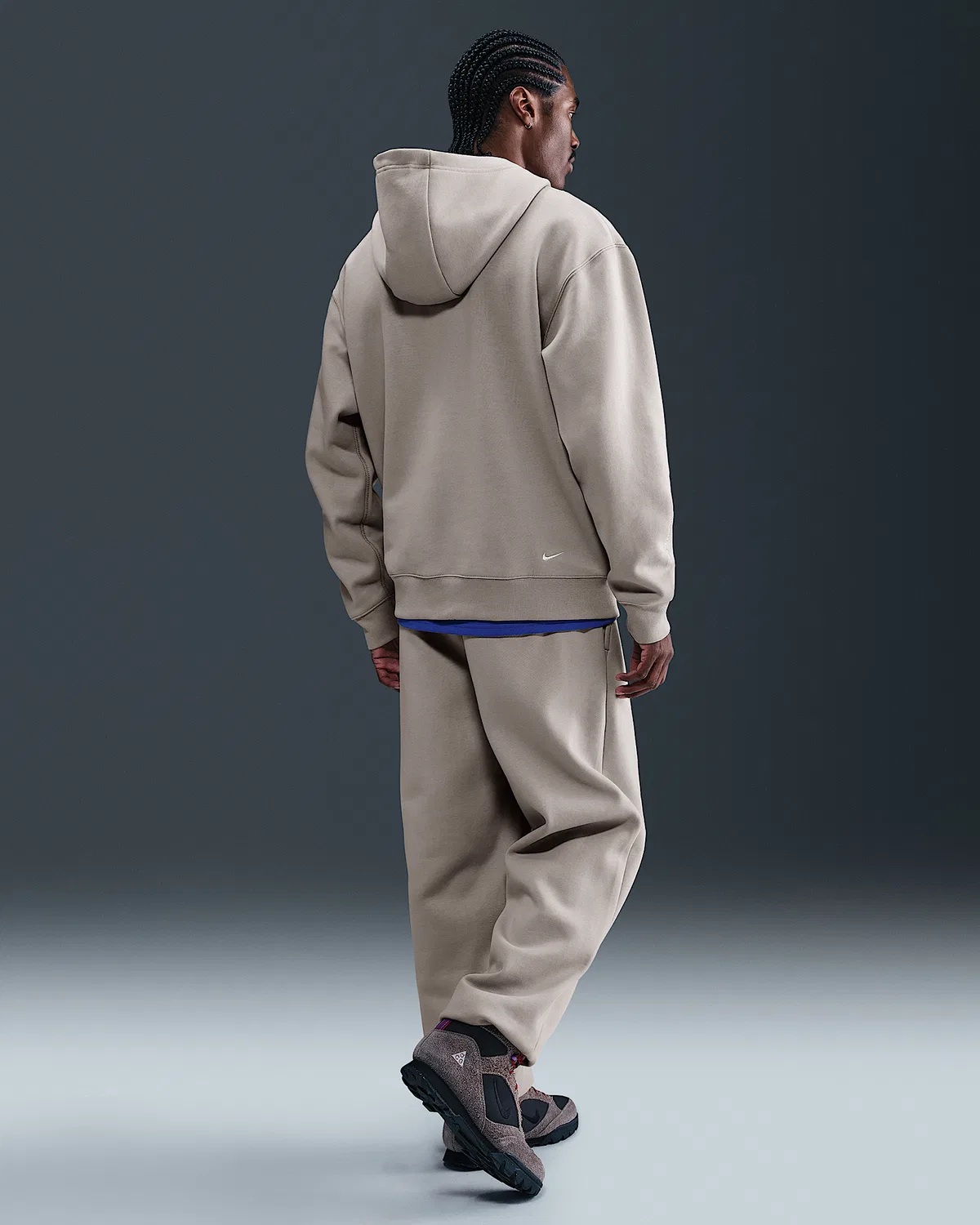 Штаны Nike ACG "Tuff Fleece", College Grey/Summit White — фото 4