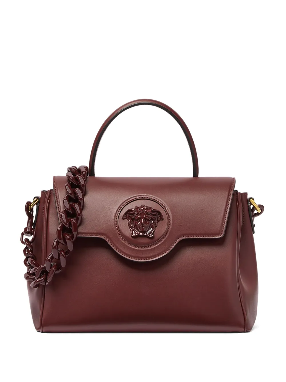 

Сумка-тоут с декором La Medusa VERSACE, красный
