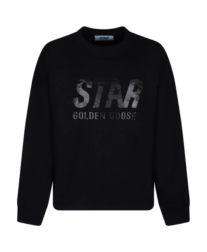 

Черная толстовка с логотипом Golden Goose, черный