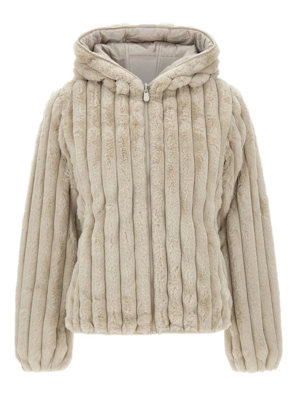 

Куртка с капюшоном в рубчик Save The Duck, нейтральный