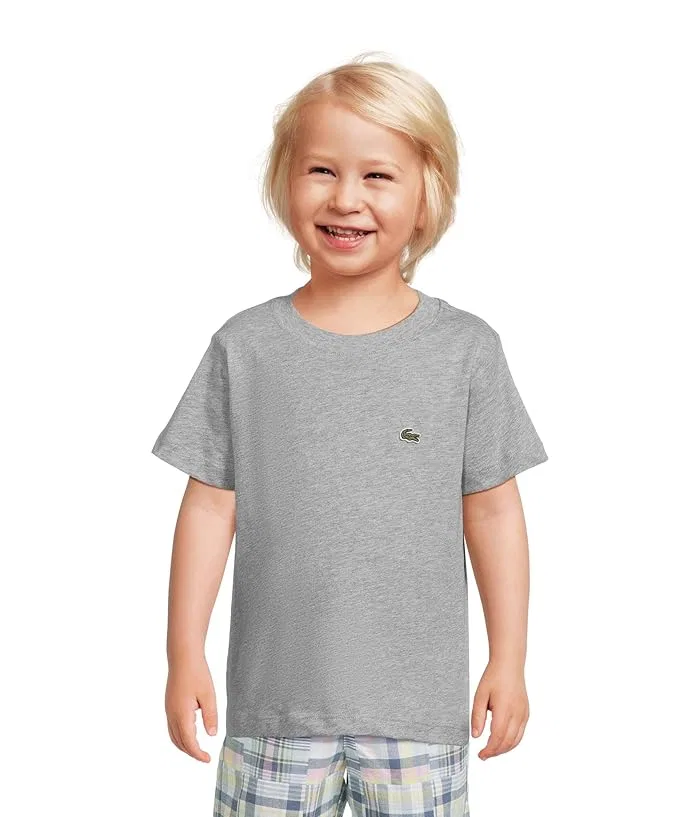 Футболка хлопковая Core Tee Lacoste Kids, Argent Chine Heather