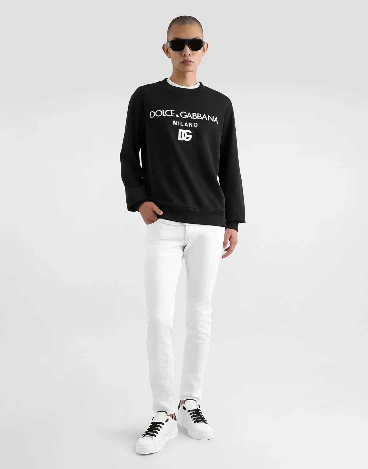 Футболка из хлопка DOLCE & GABBANA, белый — фото 2