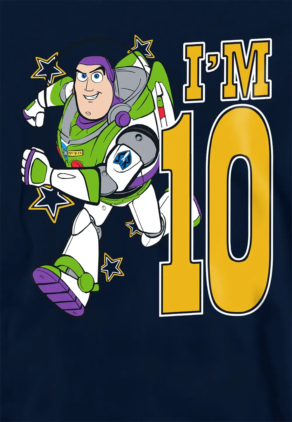 Детская худи Toy Story Birthday Buzz Disney, темно-синий — фото 2