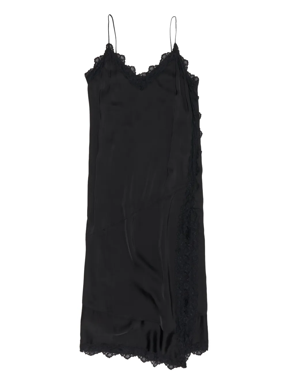 

Комбинация миди с кружевной отделкой Bimba y Lola, черный