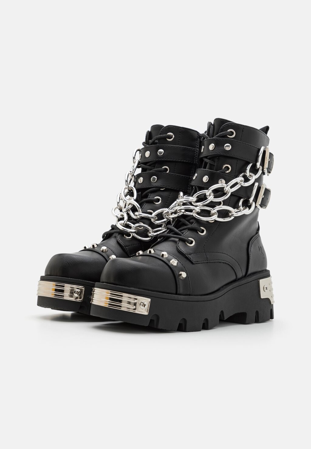 

Ковбойские/байкерские ботинки по щиколотку SHACKLED SHADOWS HEAVY DUTY CHAIN Koi Footwear, черный