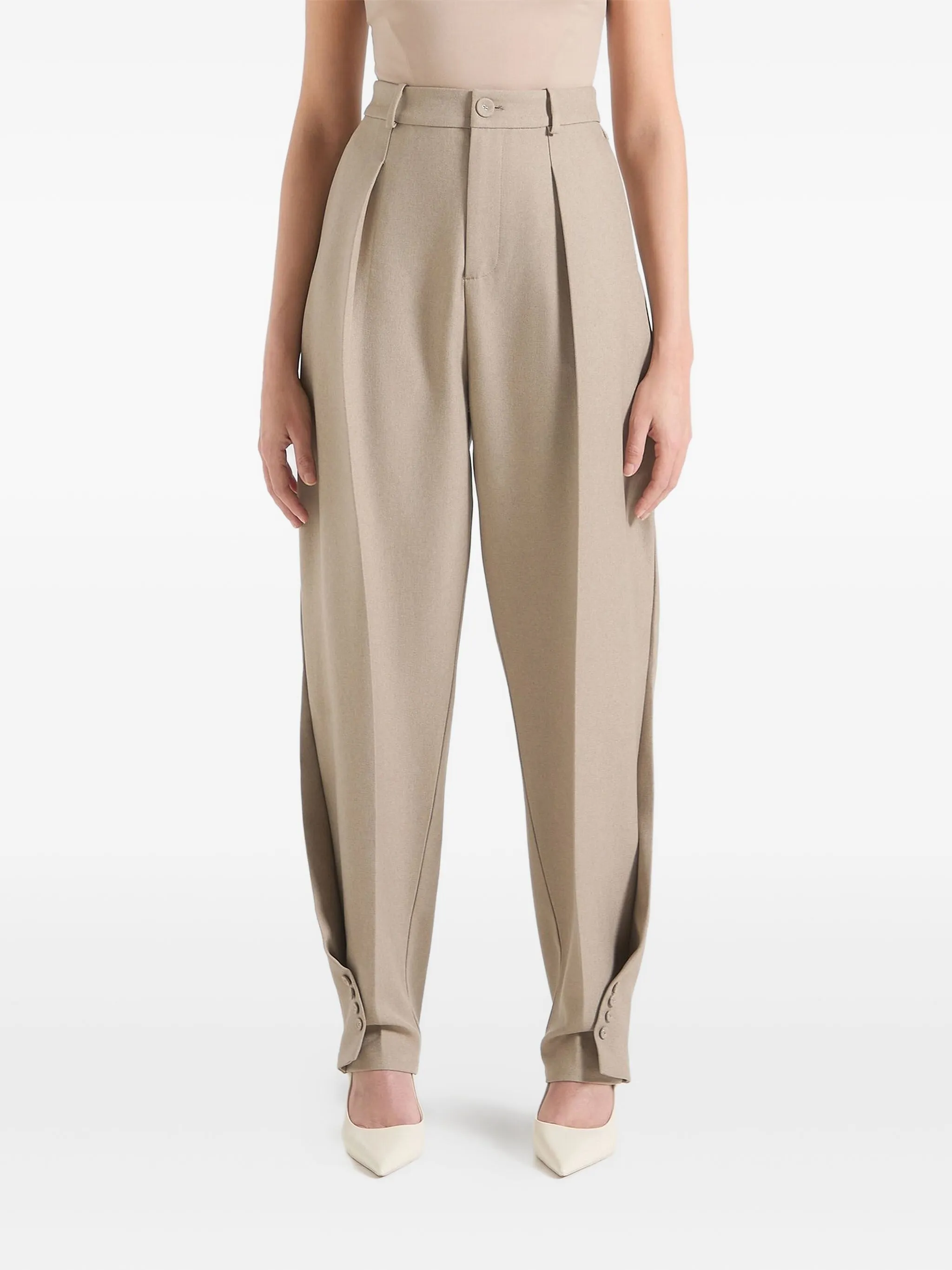 

Брюки Sophie Twist Leg Manière De Voir, коричневый