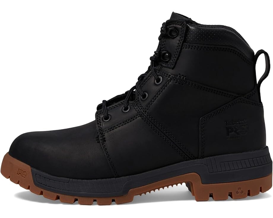 Мужские ботинки Timberland PRO Montauk из натуральной кожи, черно-коричневый — фото 4