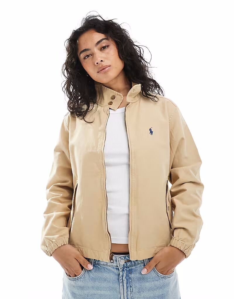 

Куртка Polo Ralph Lauren Harrington цвета винтажного хаки