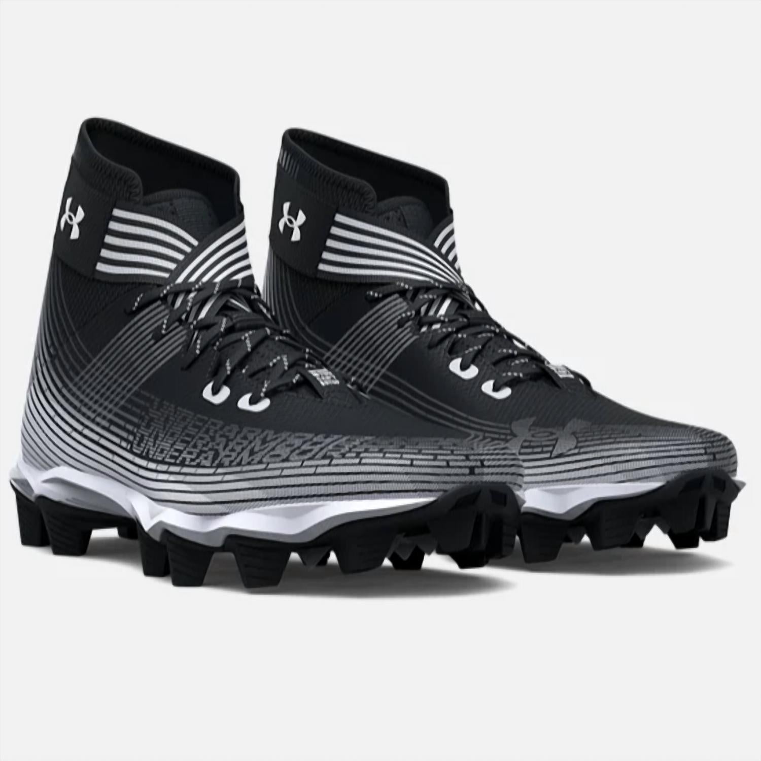 

Футбольные бутсы Highlight Franchise Jr. для мальчиков в черном/белом цвете Under Armour