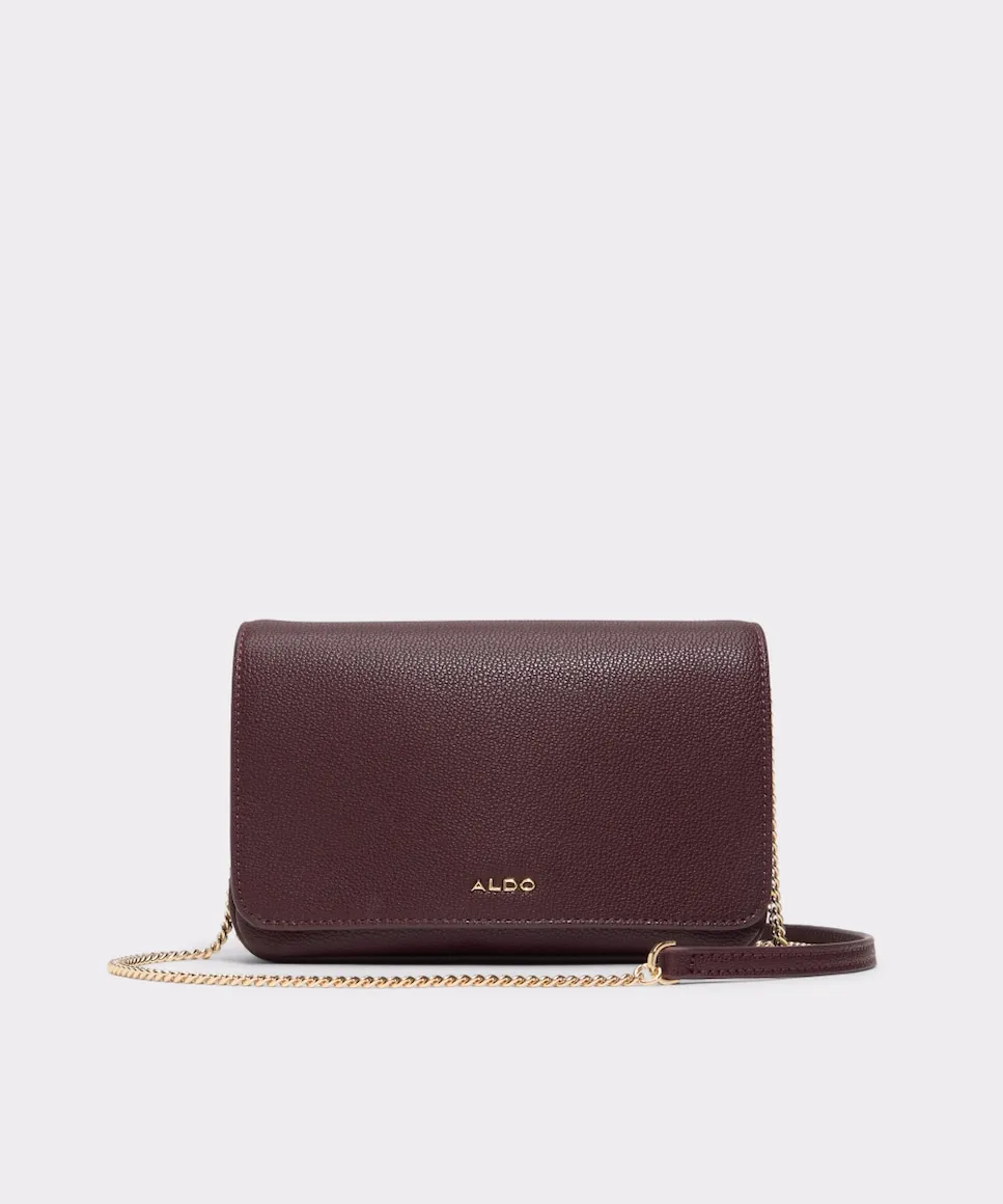 

Женская сумка через плечо с металлической застежкой Aldo, бордовый