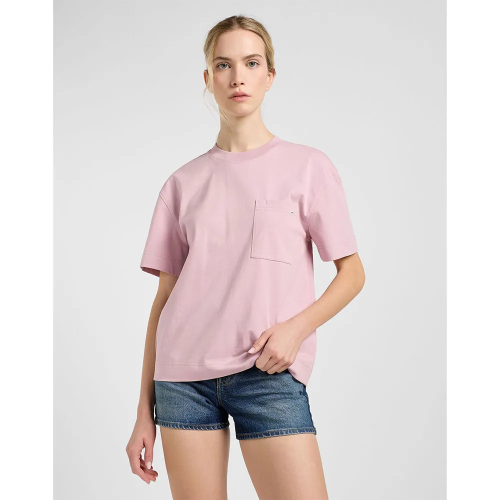 

Футболка с коротким рукавом Lee Pocket, розовый