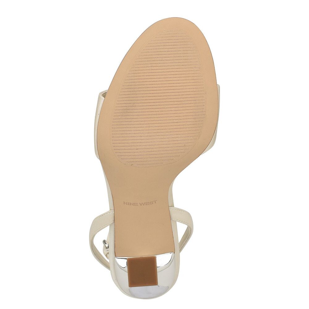 Женские модельные сандалии Nine West Neve Bridal, цвет Ivory Satin — фото 3
