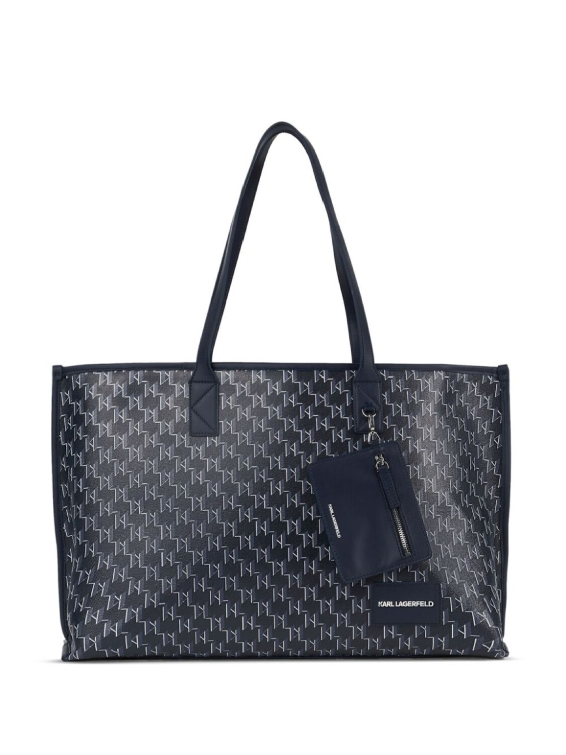 

Сумка-тоут Ikonik Voyage Karl Lagerfeld, синий
