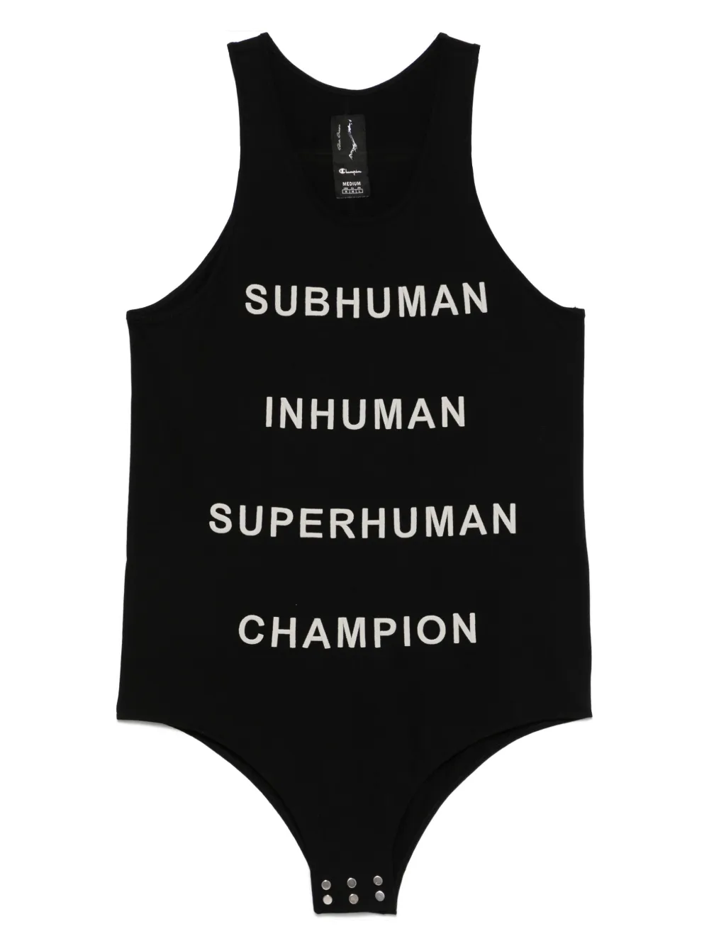 

Жилет с лозунгом Rick Owens X Champion, черный