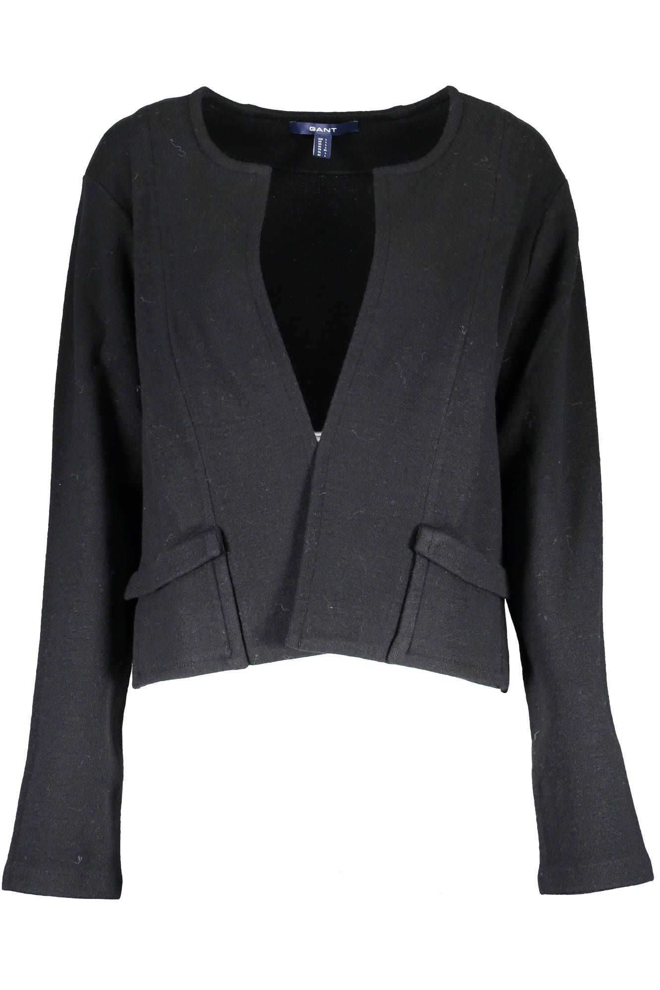 

Черный шерстяной женский кардиган Gant