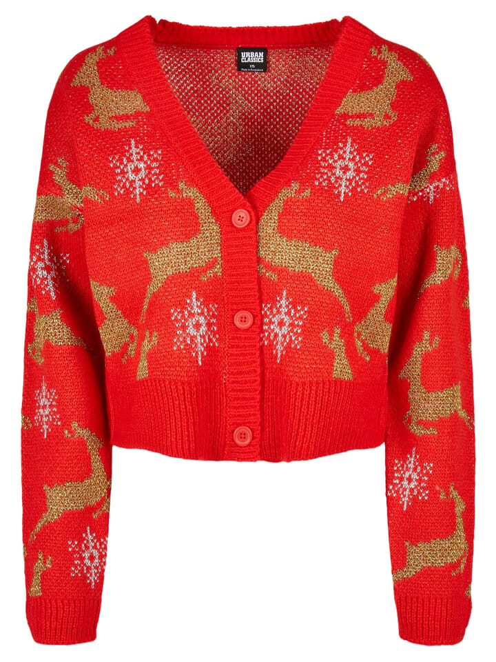 

Кардиган Urban Classics, цвет red/gold