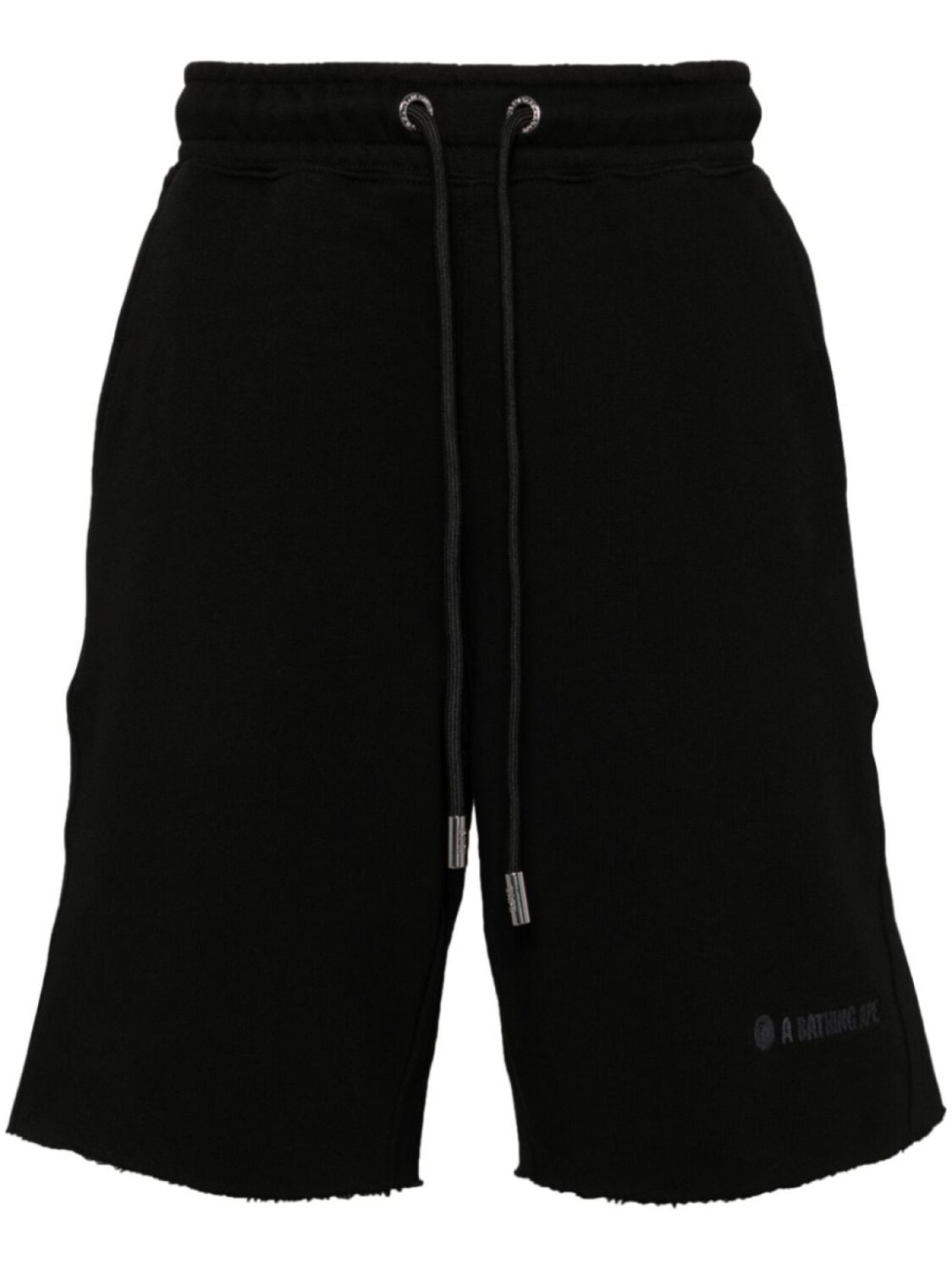 

A BATHING APE спортивные шорты с вышитым логотипом, черный