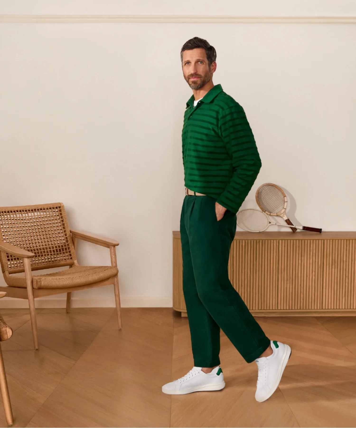 Мужские теннисные кроссовки Grand Crosscourt Tennis 2.0 COLE HAAN белые — фото 2