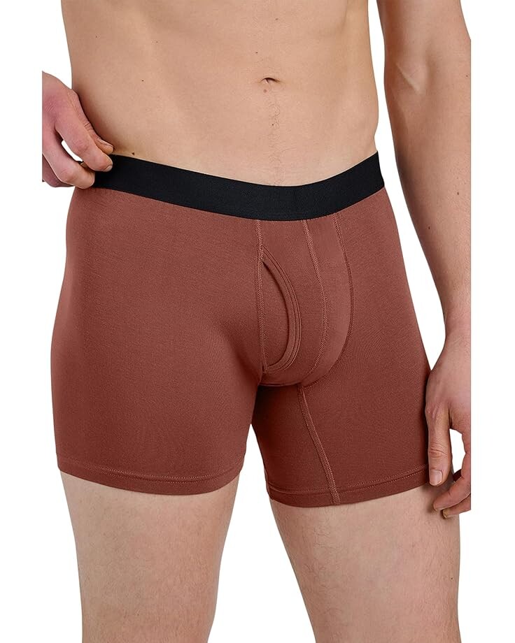 

Боксеры MeUndies Boxer Brief w/ Fly, цвет Cedar Wood