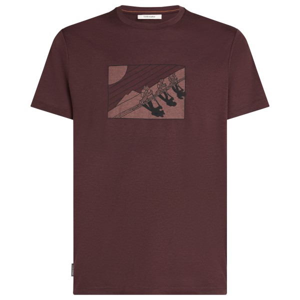 

Футболка Merino 150 tech lite s/s in the wild - рубашка из мериноса Icebreaker, Java