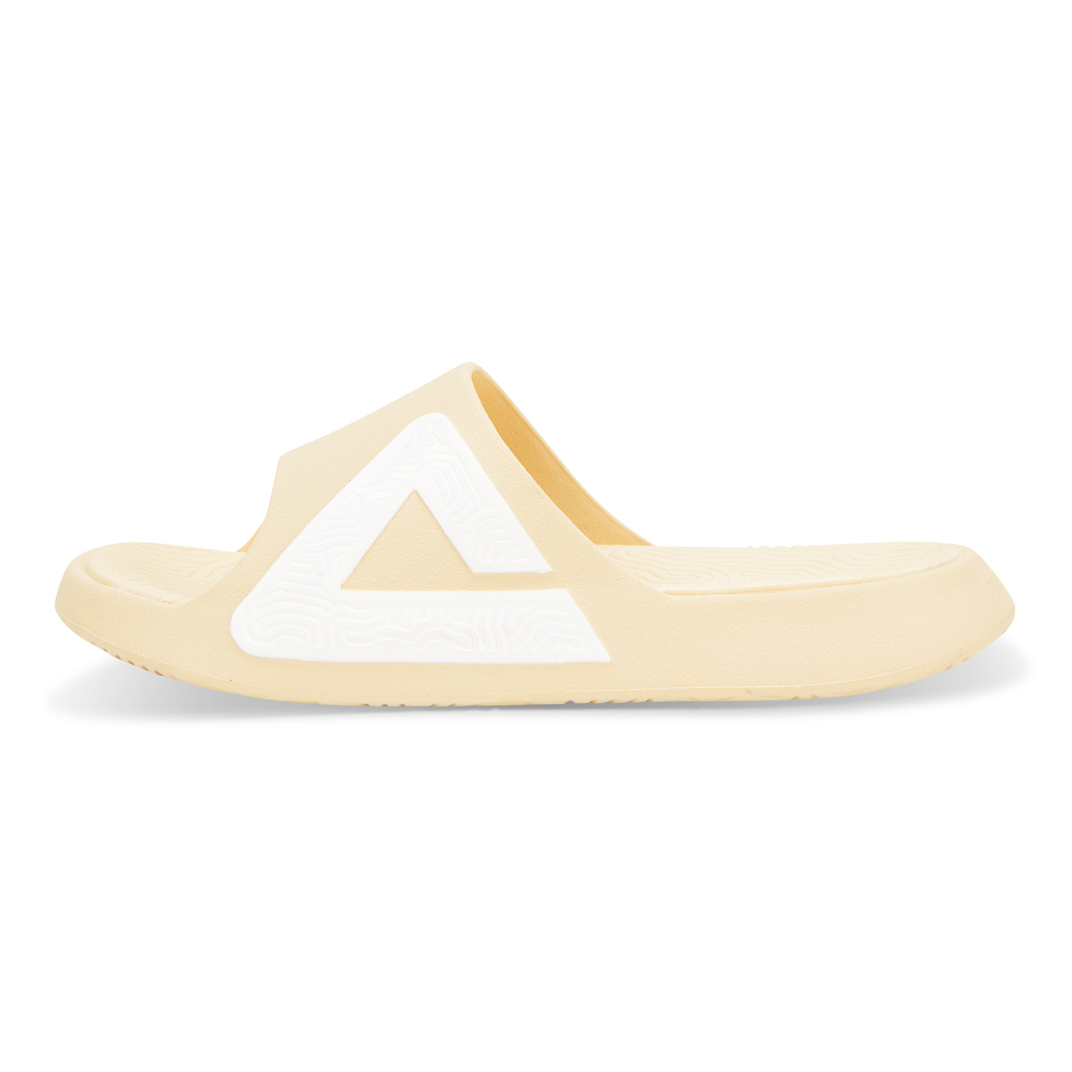 Классические полосатые слайдеры Unisex White Light Khaki PEAK, Ivory/Black