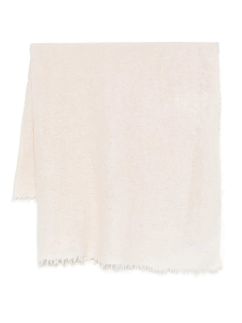 

Кашемировый шарф с бахромой Warm-Me, нейтральный