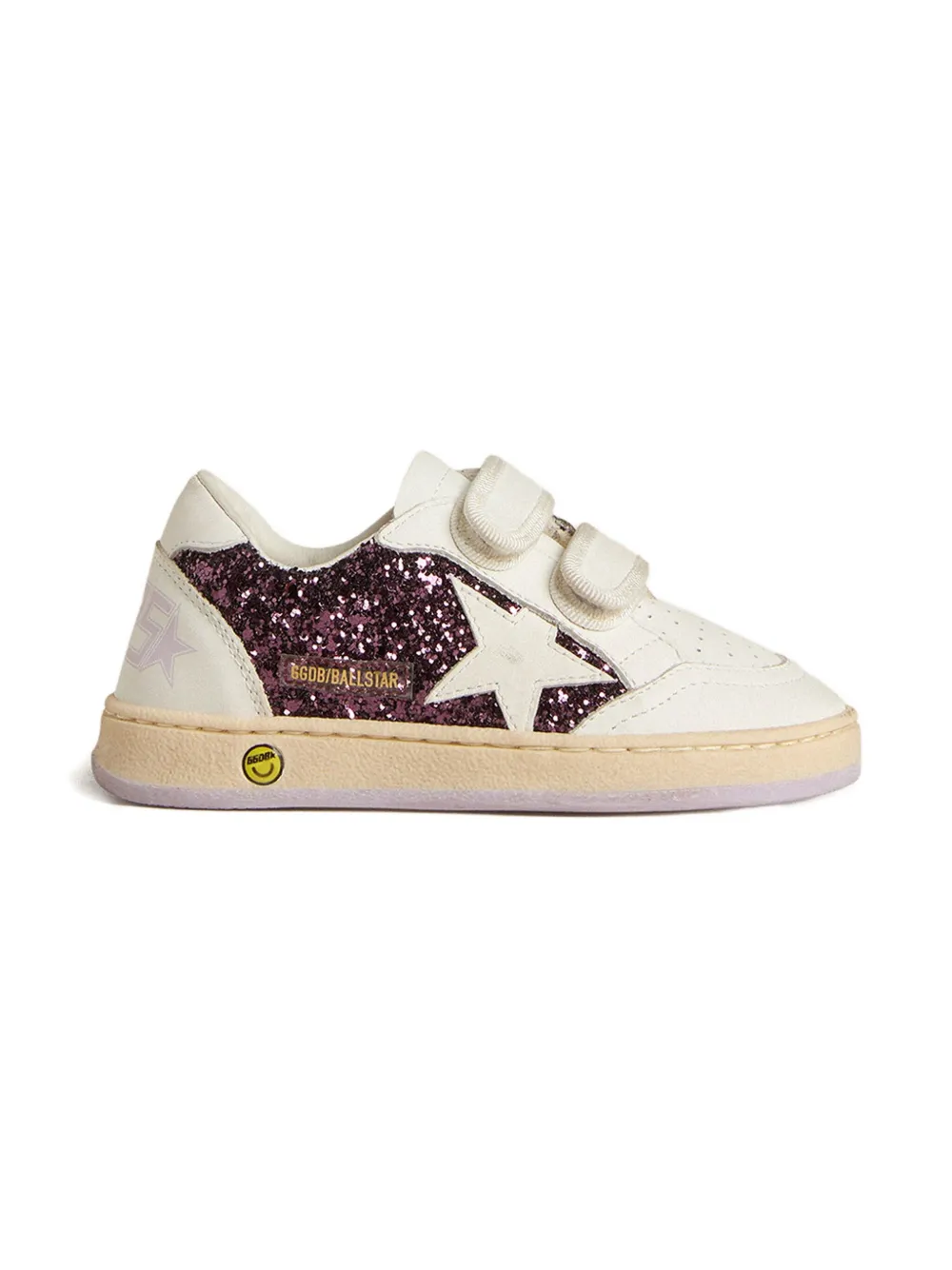 

Кроссовки Ball Star с блестками GOLDEN GOOSE, белый