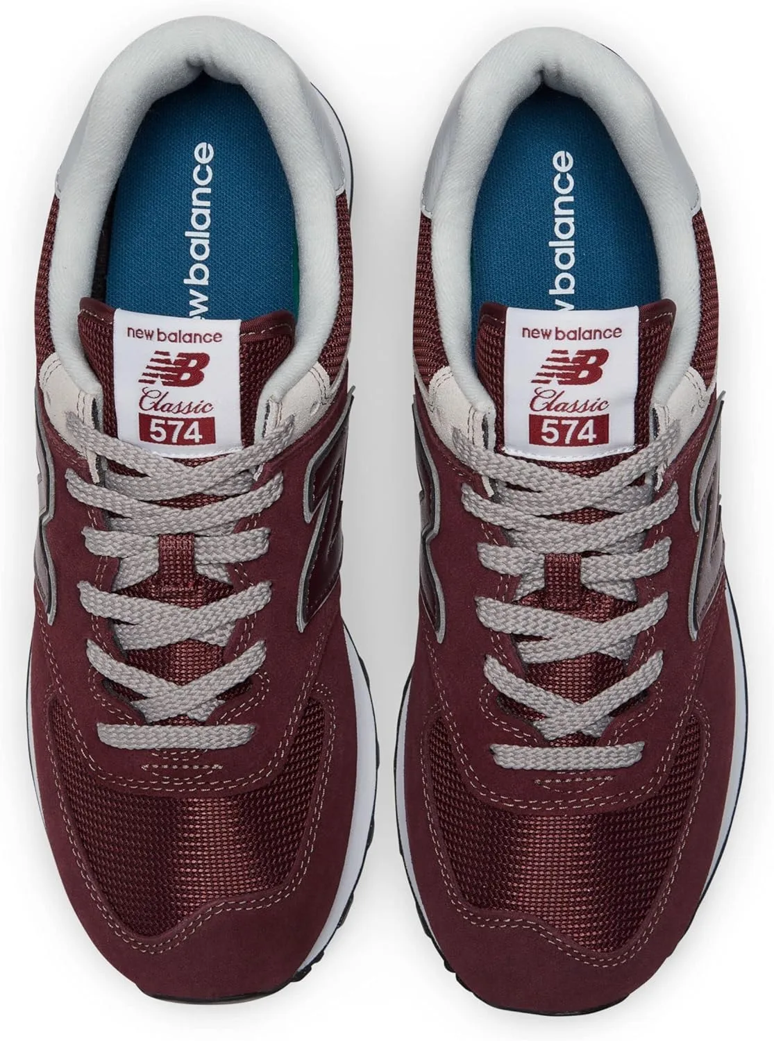 Мужские кроссовки New Balance Nb 574, бордовый — фото 3
