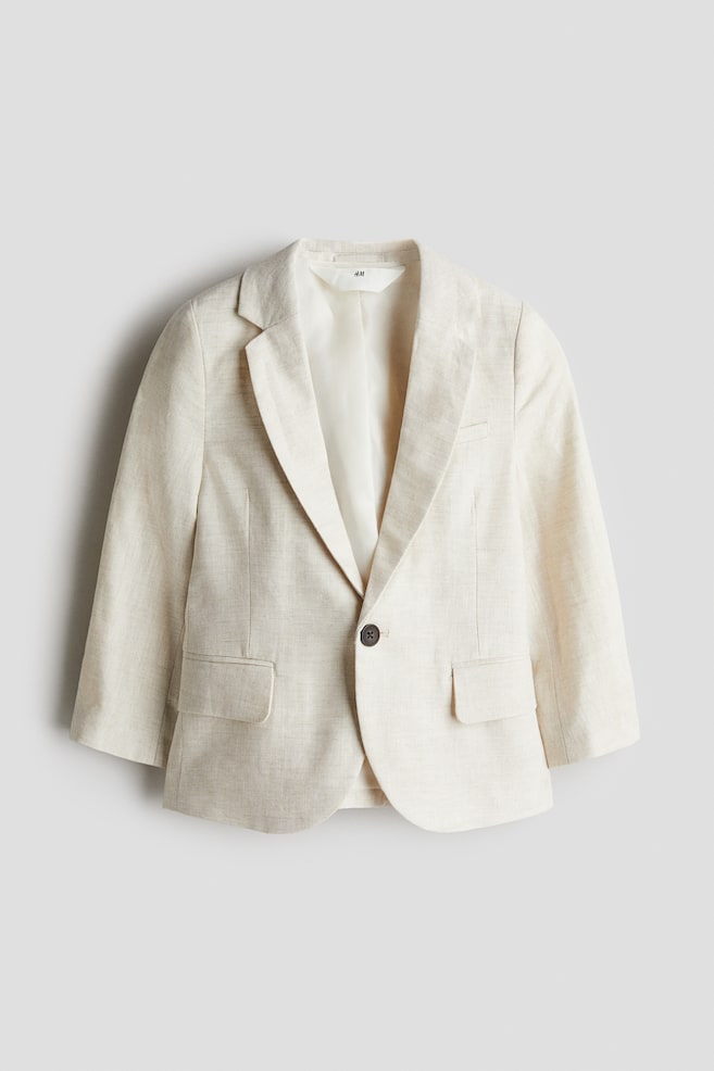 

Льняная куртка H&M, бежевый