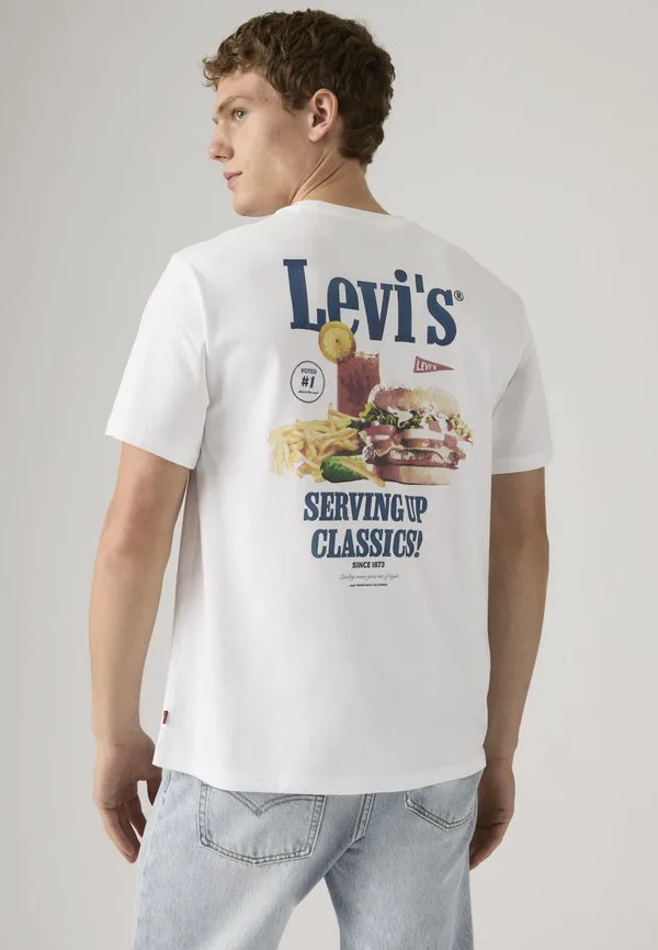 Футболка свободного кроя с принтом ss Levi'S, White Plus — фото 3