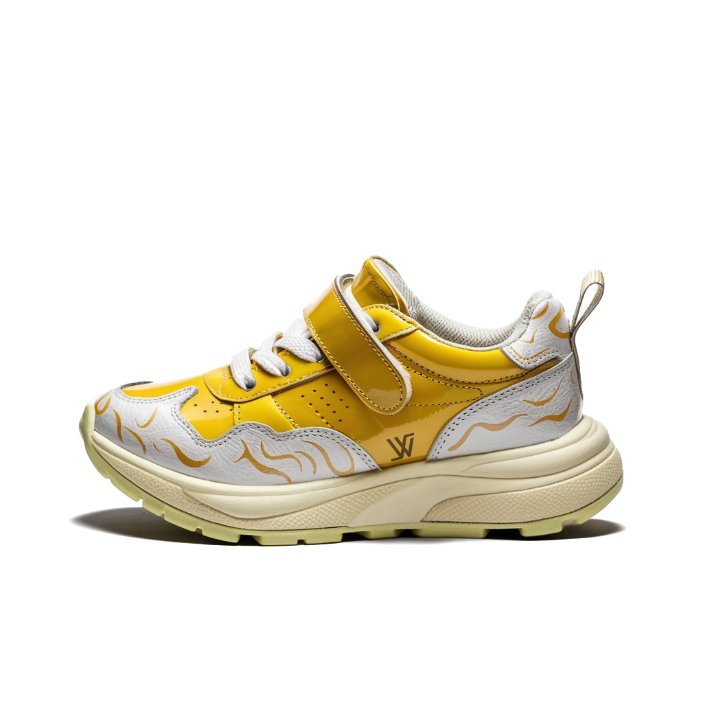 

WHITE SANDS Мужские желтые низкие массивные кроссовки, цвет Yellow