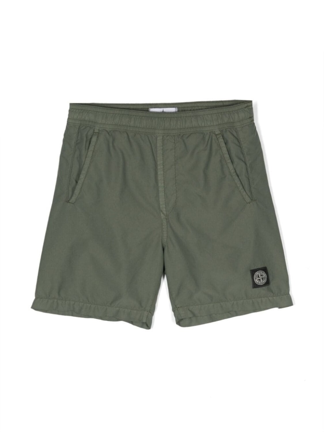 

Stone Island Junior плавки-шорты с логотипом Compass, зеленый